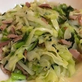小松菜とキャベツのサラダ